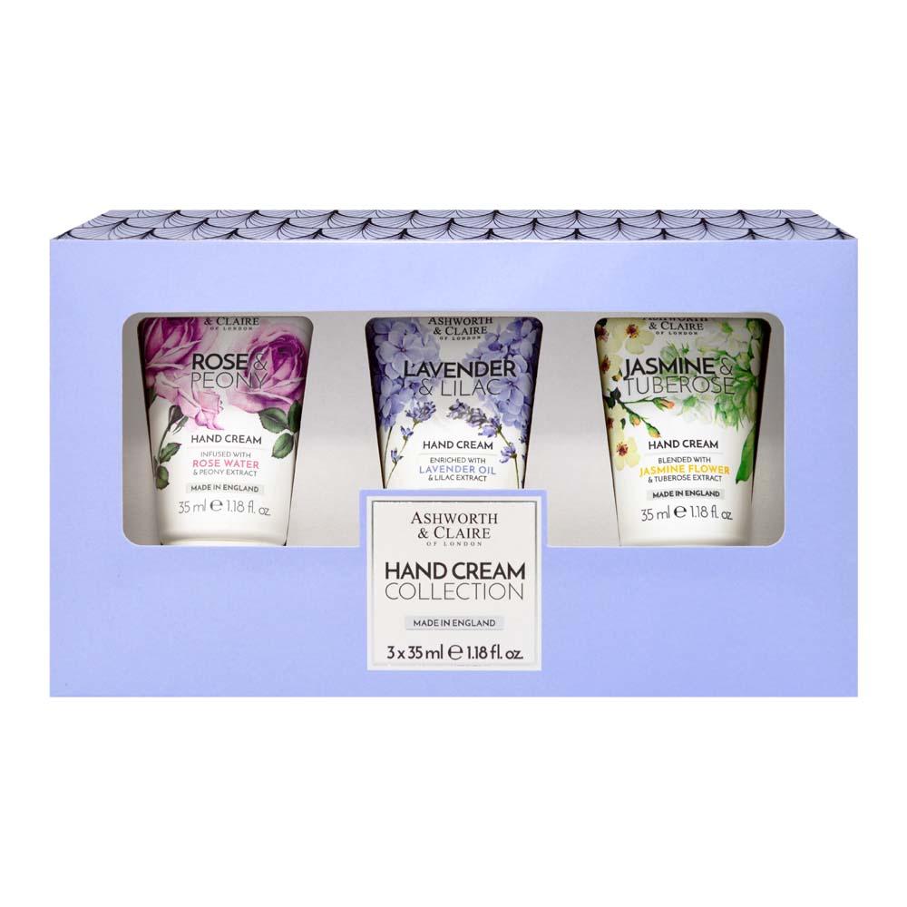 Ashworth & Claire Hand Cream Collection 3 x 35ml – Handsanitiser